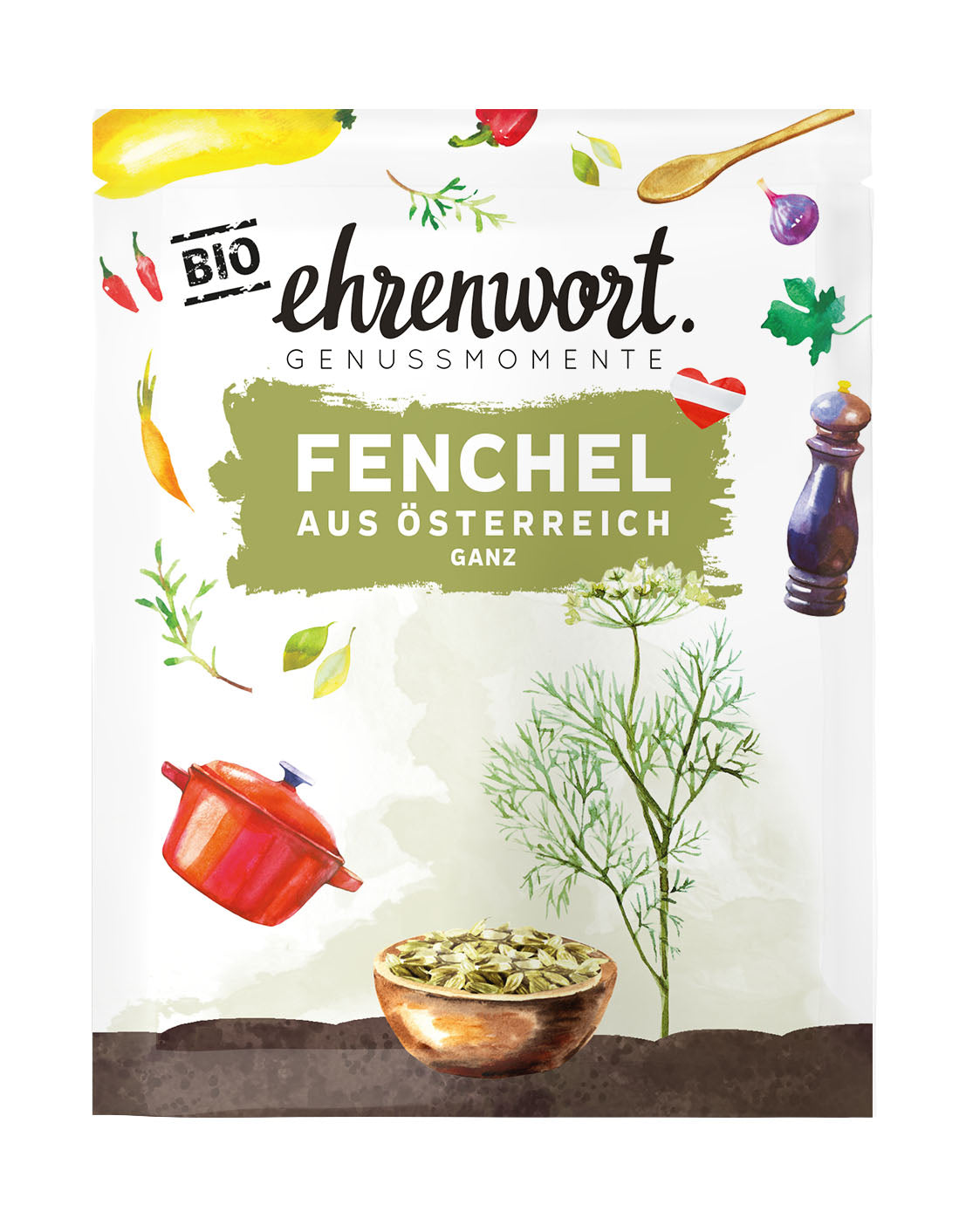 Ehrenwort. Bio Fenchel aus Ă–sterreich ganz Briefchen Produktabbildung