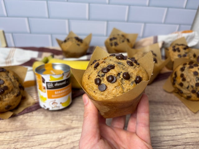 Saftige Schoko-Bananen-Muffins einfach selber machen