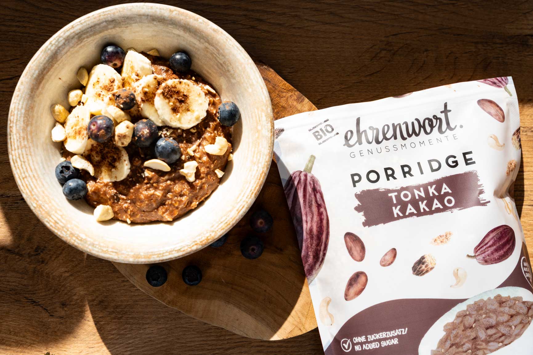 Bio Tonka Kakao Porridge - Aromatisches Frühstück in nur 3 Minuten